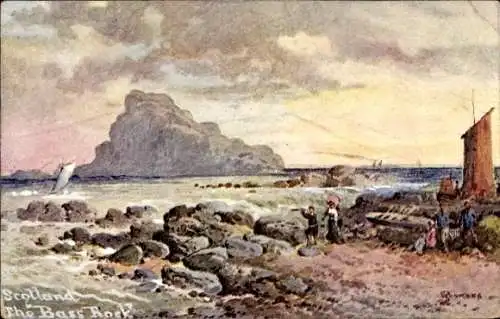 Künstler Ak Scotland, Bass Rock