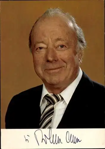 Ak Schauspieler Heinz Rühmann, Portrait, Autogramm