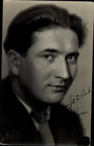 Ak Schauspieler Willi Rose, Portrait, Autogramm