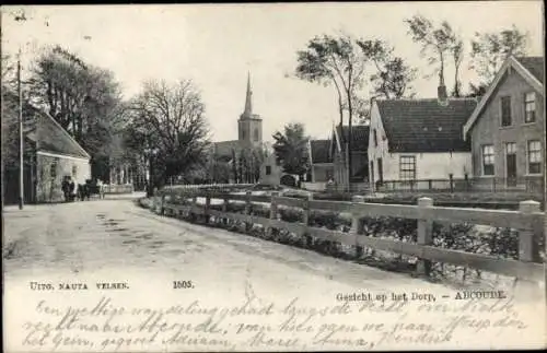 Ak Abcoude Utrecht Niederlande, Blick auf das Dorf