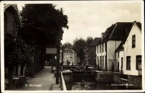 Ak Nieuwersluis Stichtse Vecht Utrecht, Schleuse