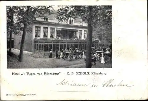 Ak Driebergen Rijsenburg Utrecht Niederlande, Hotel 't Wapen van Rijsenburg