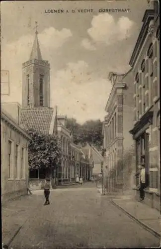 Ak Loenen aan de Vecht Utrecht, Dorfstraße