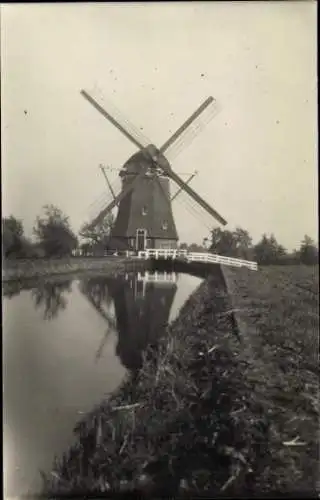 Ak Loenen aan de Vecht Utrecht, Windmühle