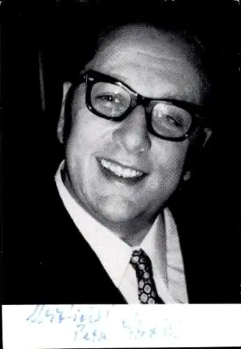 Ak Schauspieler Peter Strobel, Portrait, Autogramm