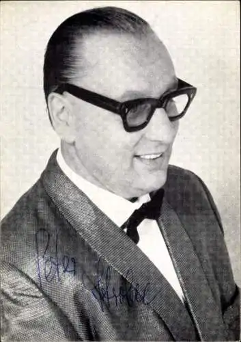 Ak Schauspieler Peter Strobel, Portrait, Autogramm