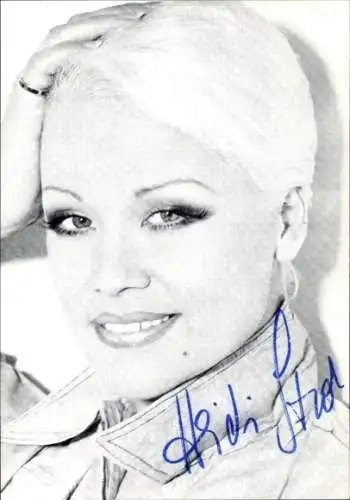 Ak Schauspielerin und Sängerin Heidi Stroh, Portrait, Autogramm