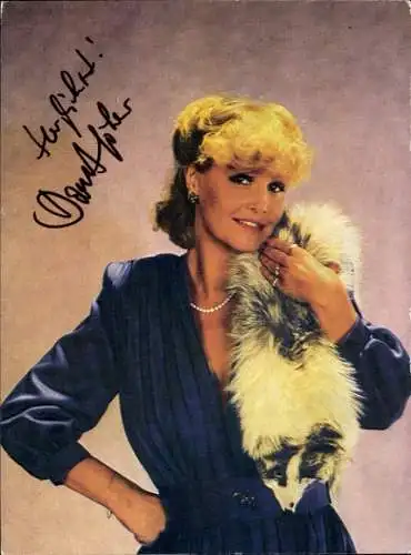 Ak Schauspielerin Dorit Gäbler, Portrait, Autogramm