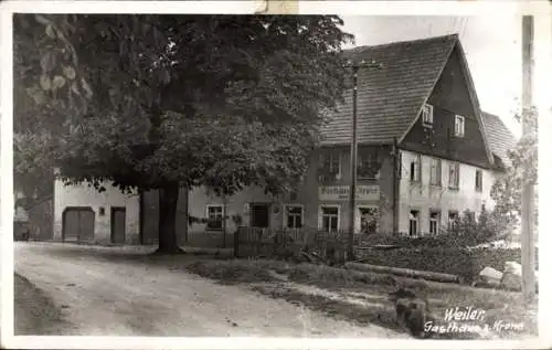 Foto Ak Weiler Königsfeld im Schwarzwald Baden, Gasthaus zur Krone