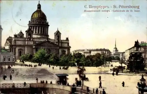 Ak Sankt Petersburg Russland, Cathedrale St. Isaac