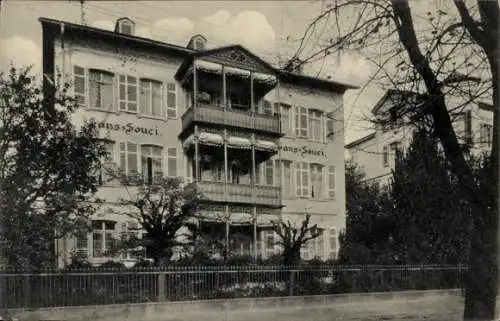 Ak Bad Soden am Taunus Hessen, Haus Sans-Souci