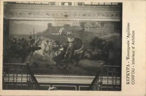 Ak Korfu Griechenland, Achilleion, Innenbereich