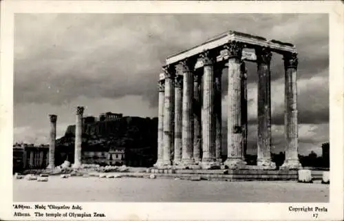 Ak Athen Griechenland, Zeustempel