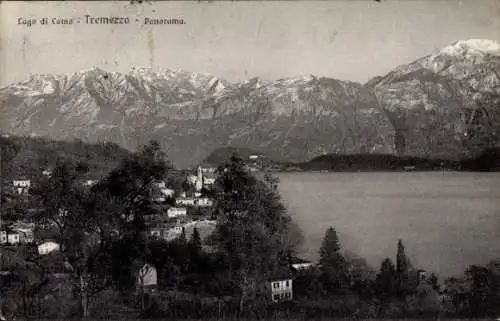 Ak Tremezzo Lago di Como Lombardia, Panorama