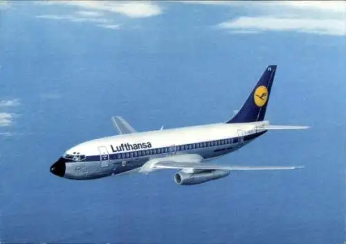 Ak Deutsches Passagierflugzeug, Lufthansa Boeing B737, City Jet, D ABFB