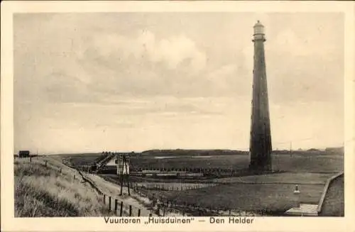 Ak Huisduinen Den Helder Nordholland Niederlande, Leuchtturm