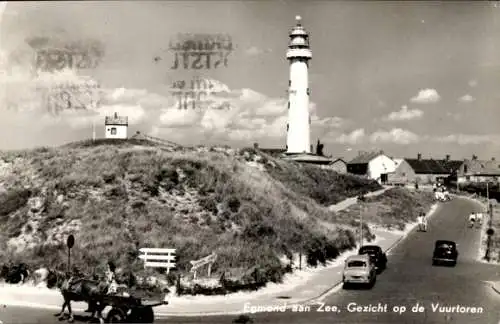 Ak Egmond aan Zee Nordholland Niederlande, Leuchtturm