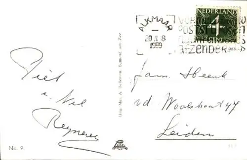 Ak Egmond aan Zee Nordholland Niederlande, Leuchtturm