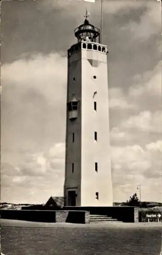 Ak Noordwijk aan Zee Südholland, Leuchtturm