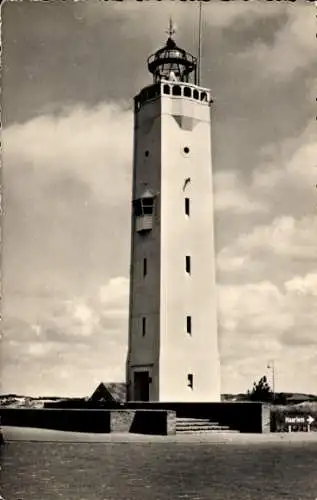 Ak Noordwijk aan Zee Südholland, Leuchtturm