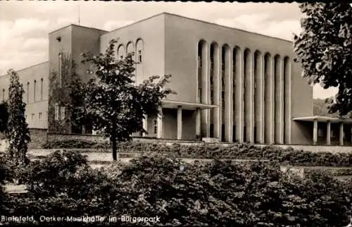 Ak Bielefeld in Nordrhein Westfalen, Oetker-Musikhalle, Bürgerpark