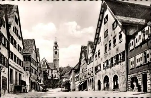 Ak Horb am Neckar, Marktplatz, Rathaus, Kirche