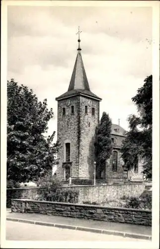 Ak Velbert im Rheinland, alte Kirche, Milchstraße