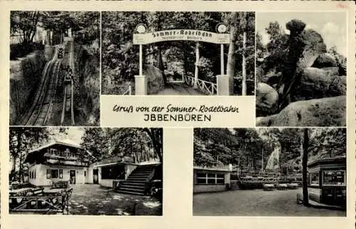 Ak Ibbenbüren in Westfalen, Sommer-Rodelbahn