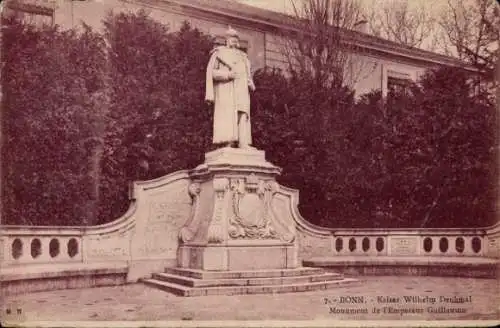 Ak Bonn am Rhein, Kaiser Wilhelm Denkmal