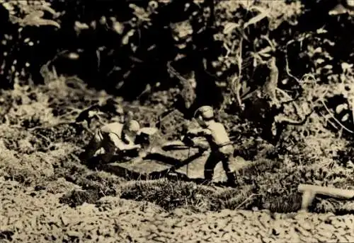 Ak Waschleithe Grünhain Beierfeld im Erzgebirge, Heimateck, Holzhacker