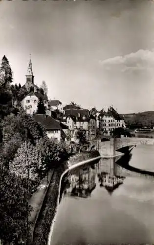 Ak Laufenburg am Hochrhein, Teilansicht