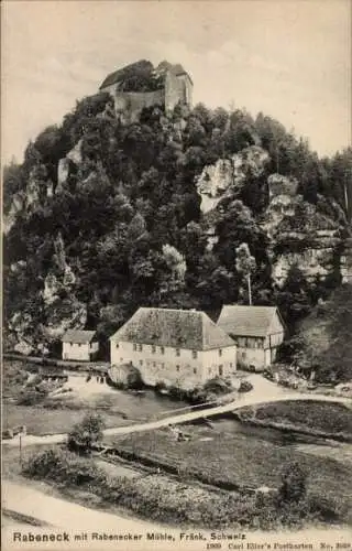 Ak Rabeneck Waischenfeld in der Fränkischen Schweiz Bayern, Rabenecker Mühle