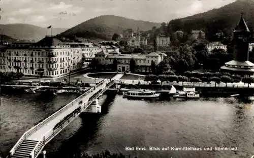 Ak Bad Ems an der Lahn, Kurmittelhaus, Römerbad