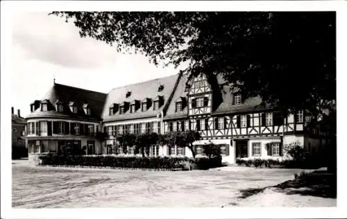 Ak Oestrich Winkel am Rhein Rheingau, Hotel Schwan