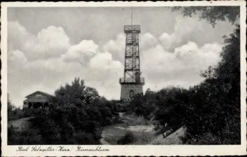 Ak Bad Salzgitter in Niedersachsen, Bismarckturm