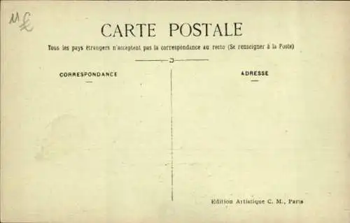 Ak Paris, U-Bahn, Innenansicht einer U-Bahn-Station Metropolitain, Direction de Villiers