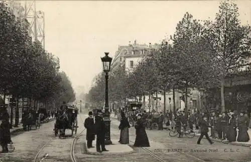 Ak Paris XVII., Avenue Niel