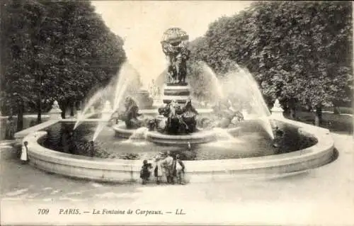 Ak Paris I Louvre, La Fontaine de Carpeaux