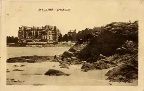 Ak Saint Lunaire Ille et Vilaine, Grand Hotel