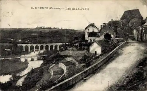 Ak Glenic Creuse, Les deux Ponts