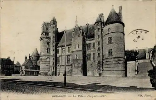 Ak Bourges Cher, Palast Jacques Coeur