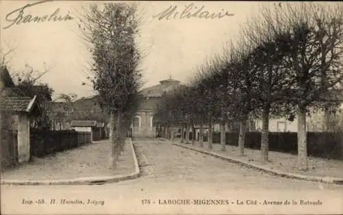 Ak Laroche Migennes Yonne, Avenue de la Rotonde