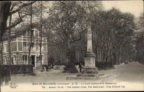 Ak Paris 16. Jahrhundert, Bois de Boulogne, Croix Catelan, Das Restaurant