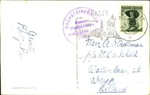 Ak Obertraun Oberösterreich, Dachstein-Rieseneishöhle, Eispalast