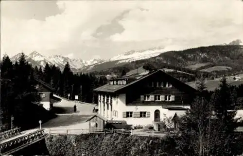 Ak Mittelberg in Vorarlberg, Grenzgasthof Walserschanze