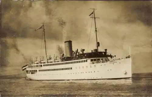 Foto Ak Motorschnellschiff Preußen, Jahr 1928