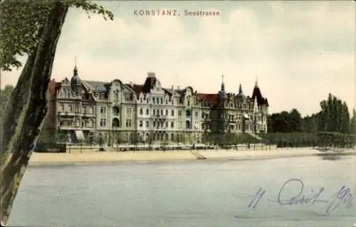 Ak Konstanz am Bodensee, Seetrasse