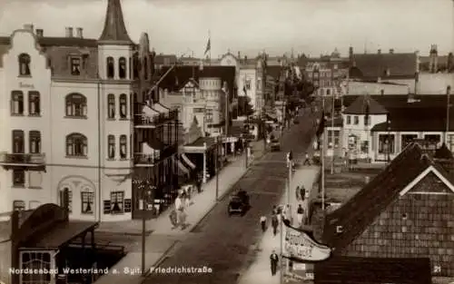 Ak Westerland auf Sylt, Friedrichstraße