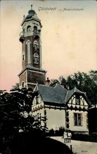 Ak Glückstadt an der Elbe, Aussichtsturm