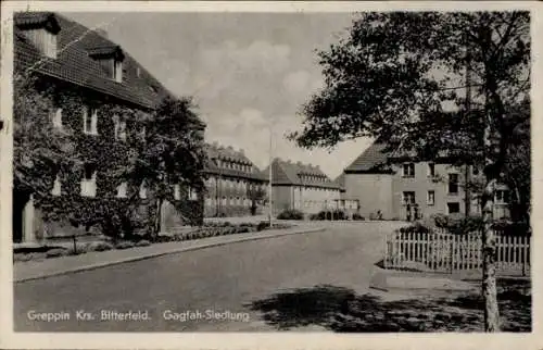 Ak Greppin Bitterfeld Wolfen Sachsen Anhalt, Gagfah-Siedlung